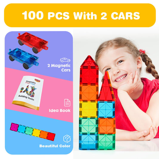 Gemmicc tiles with two cars included spark imaginative play and storytelling.