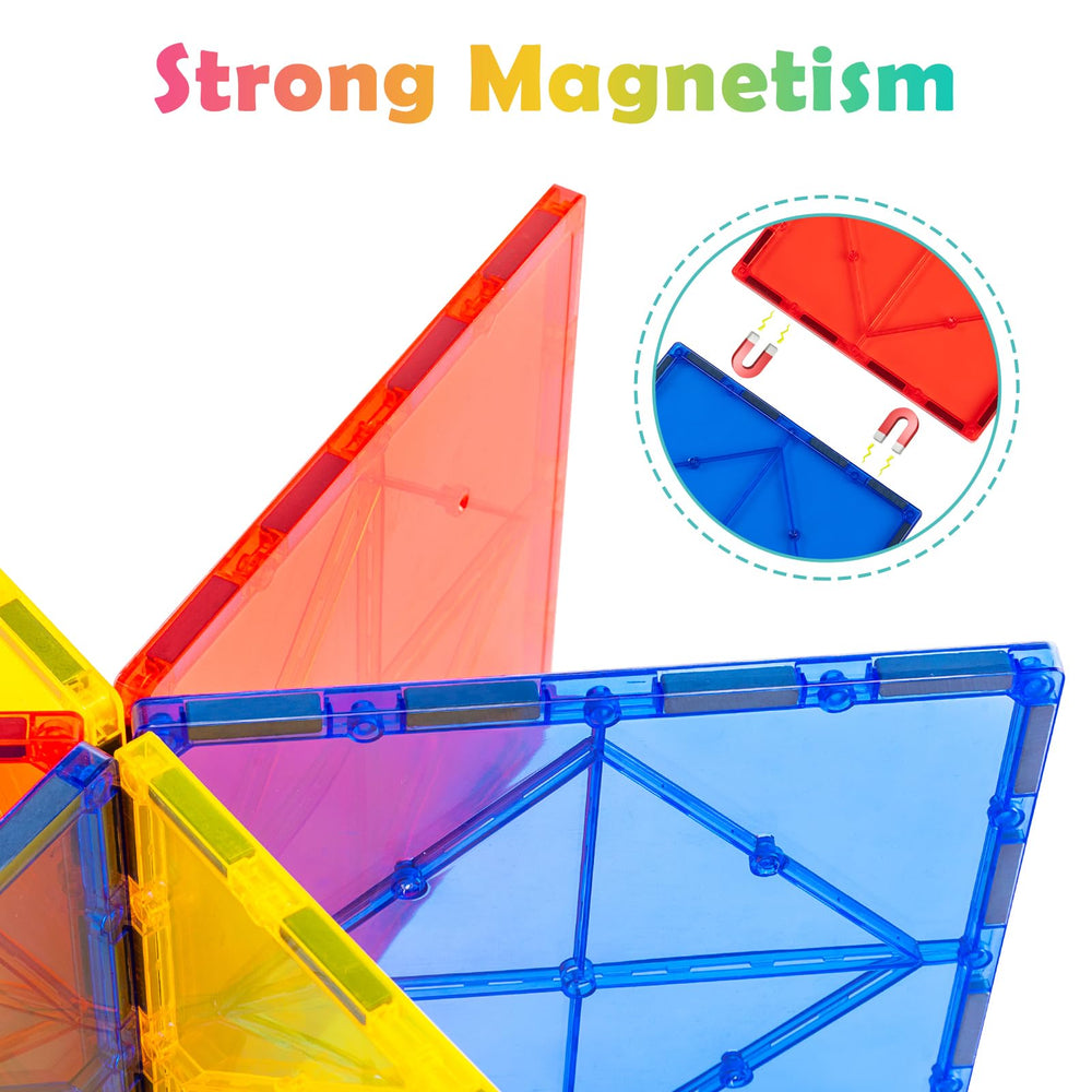 Gemmicc strong magnetic tiles secure dynamic 3D constructions
