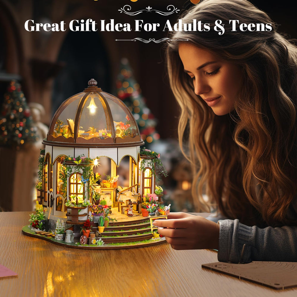 GEMOWN book nook with LED lighting offers ambient illumination on demand