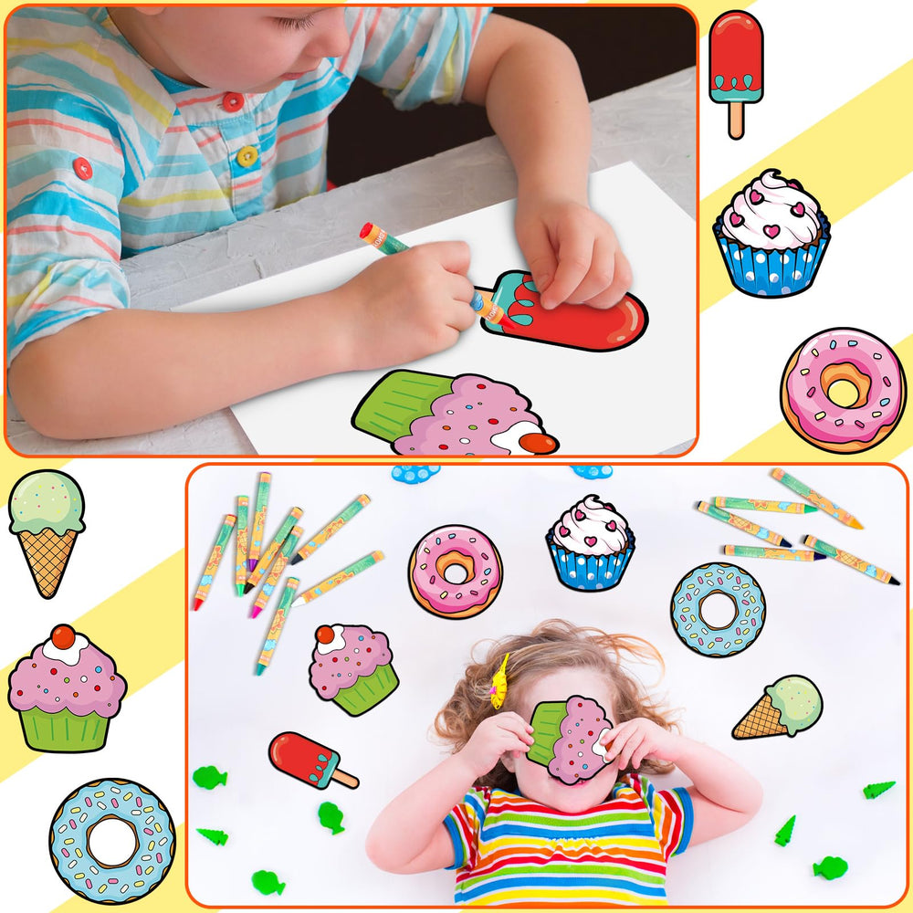 Gemscream cupcake card magnet makes vibrant DIY crafts for birthdays.