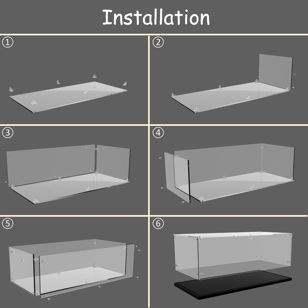 Gemutlich easy-assembly design enables quick setup without glue for Lego collections.