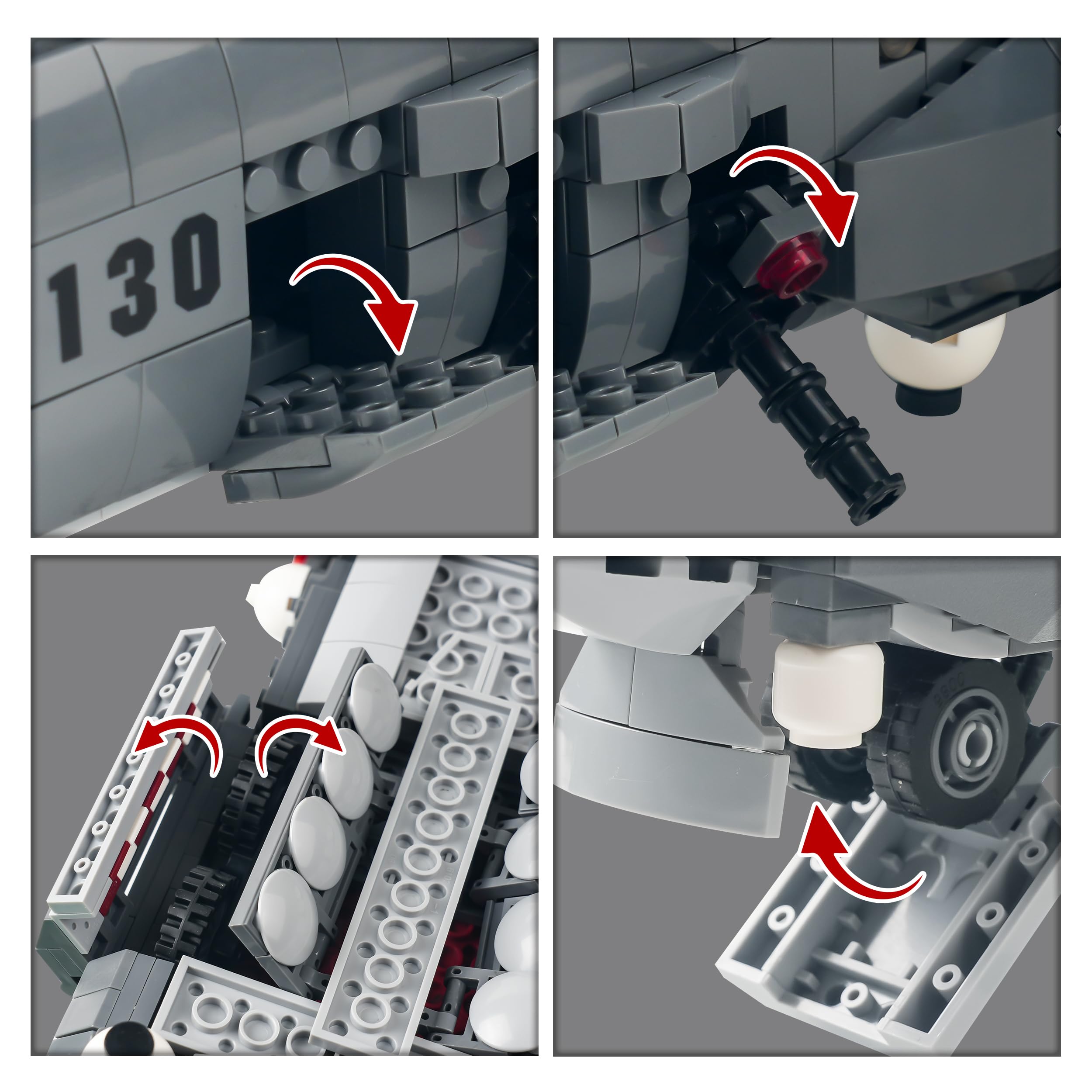 General Jim's AC-130 Hercules detailed cockpit for collectors