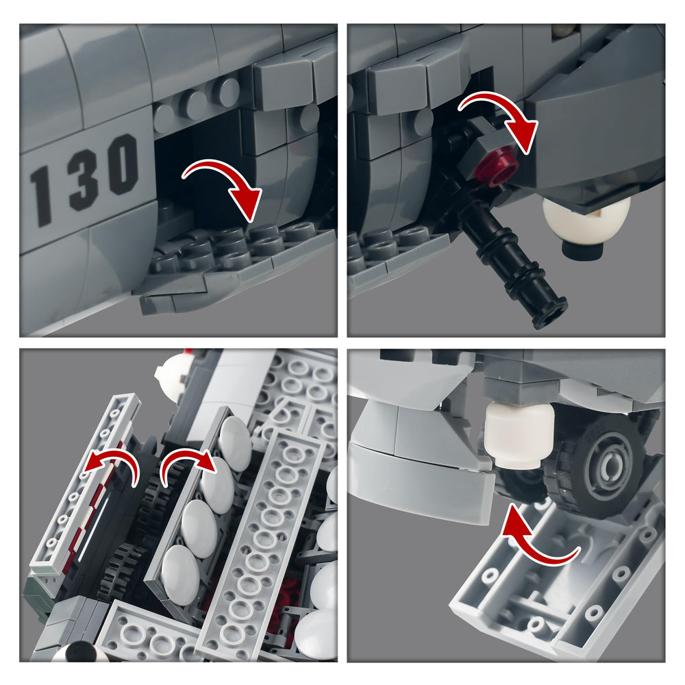 General Jim's AC-130 Hercules detailed cockpit for collectors