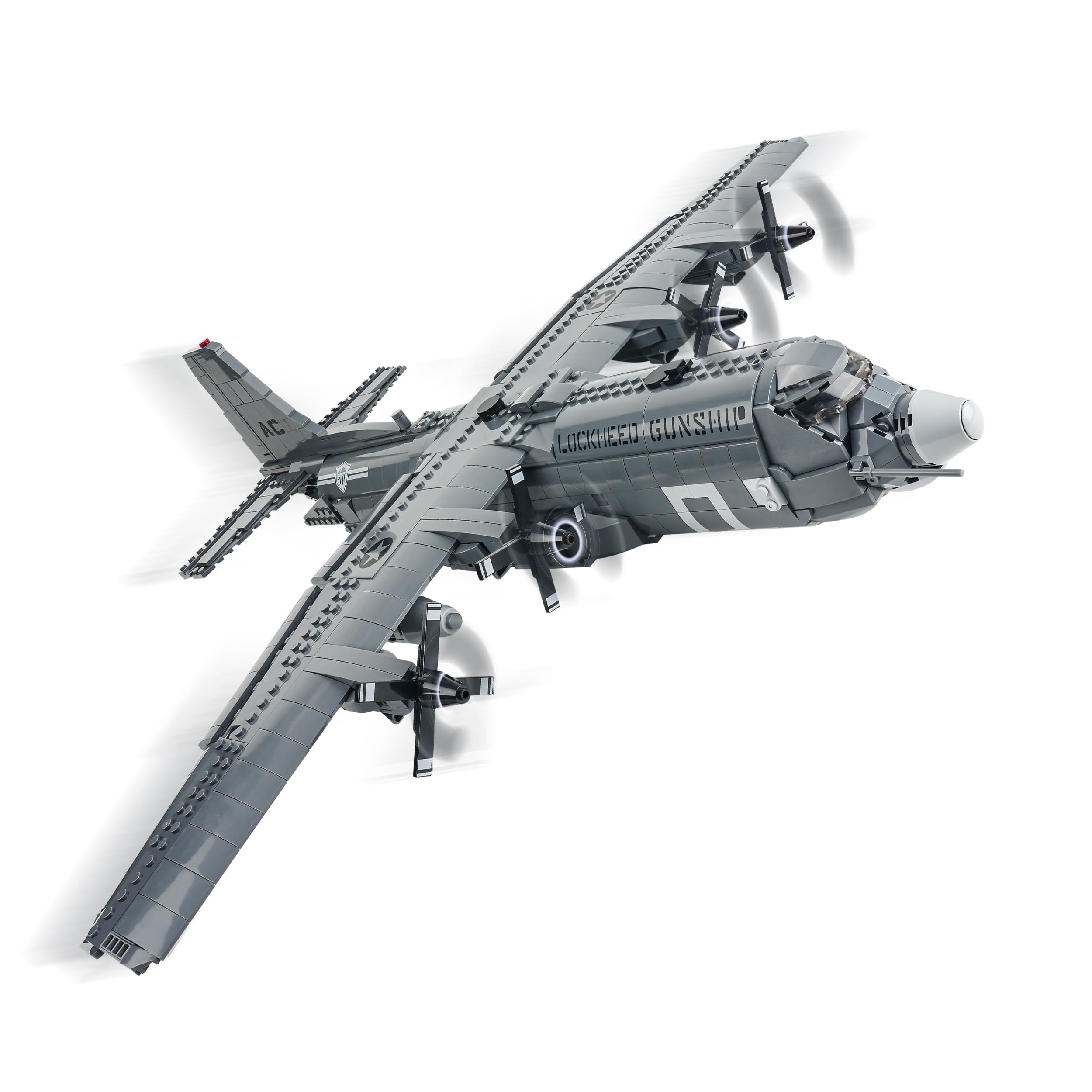General Jim's AC-130 Hercules display box ready for gifting or showcase