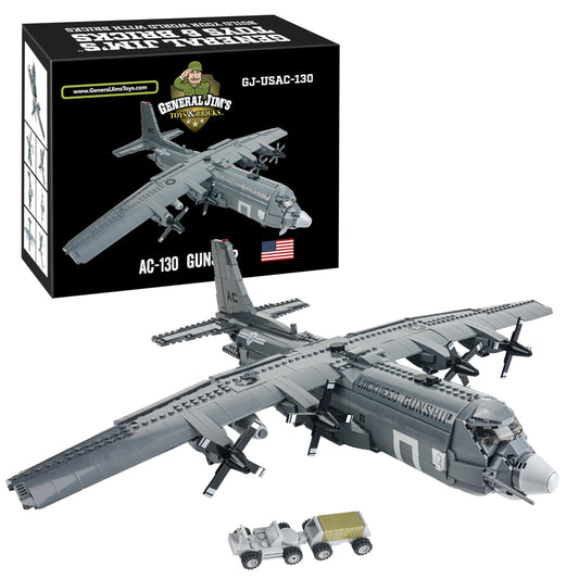 General Jim's AC-130 Hercules front view ideal for shelf display
