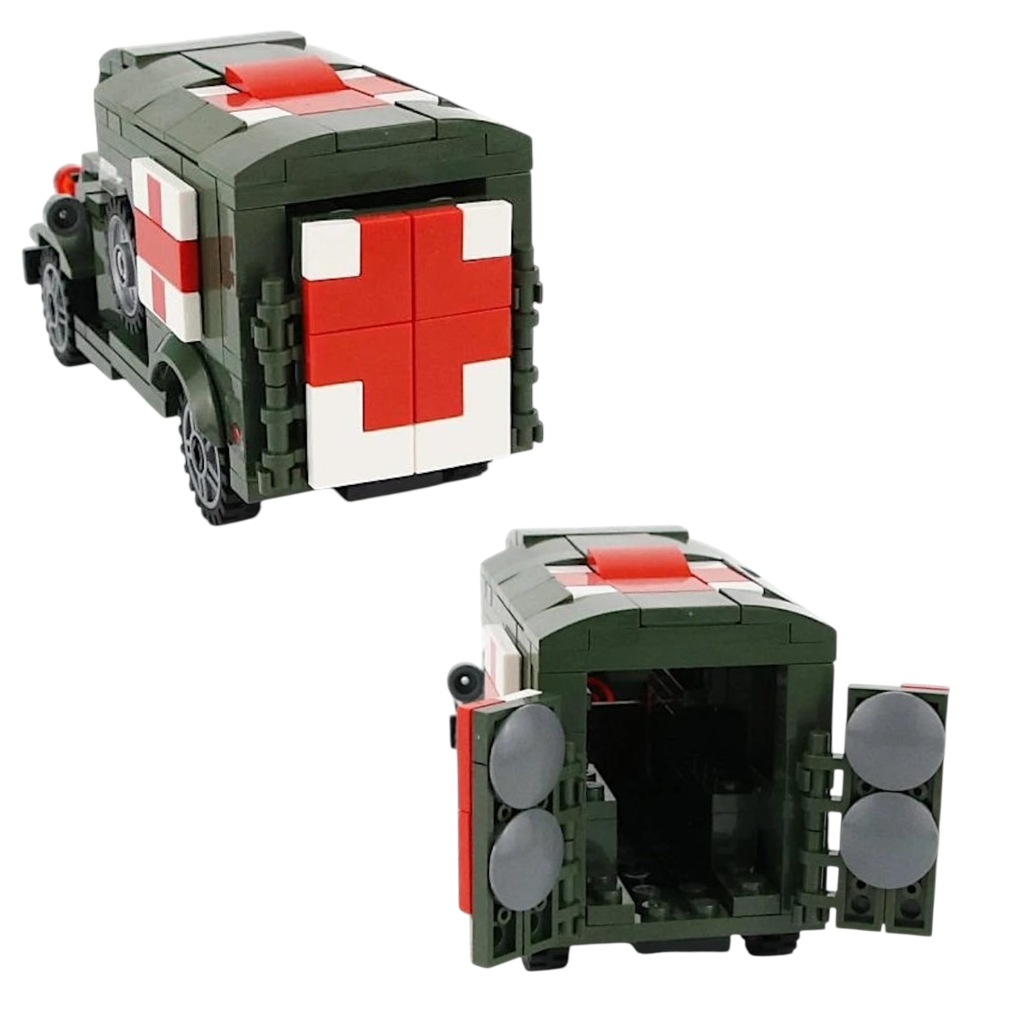 General Jim's assembled ambulance model is compact and display-ready