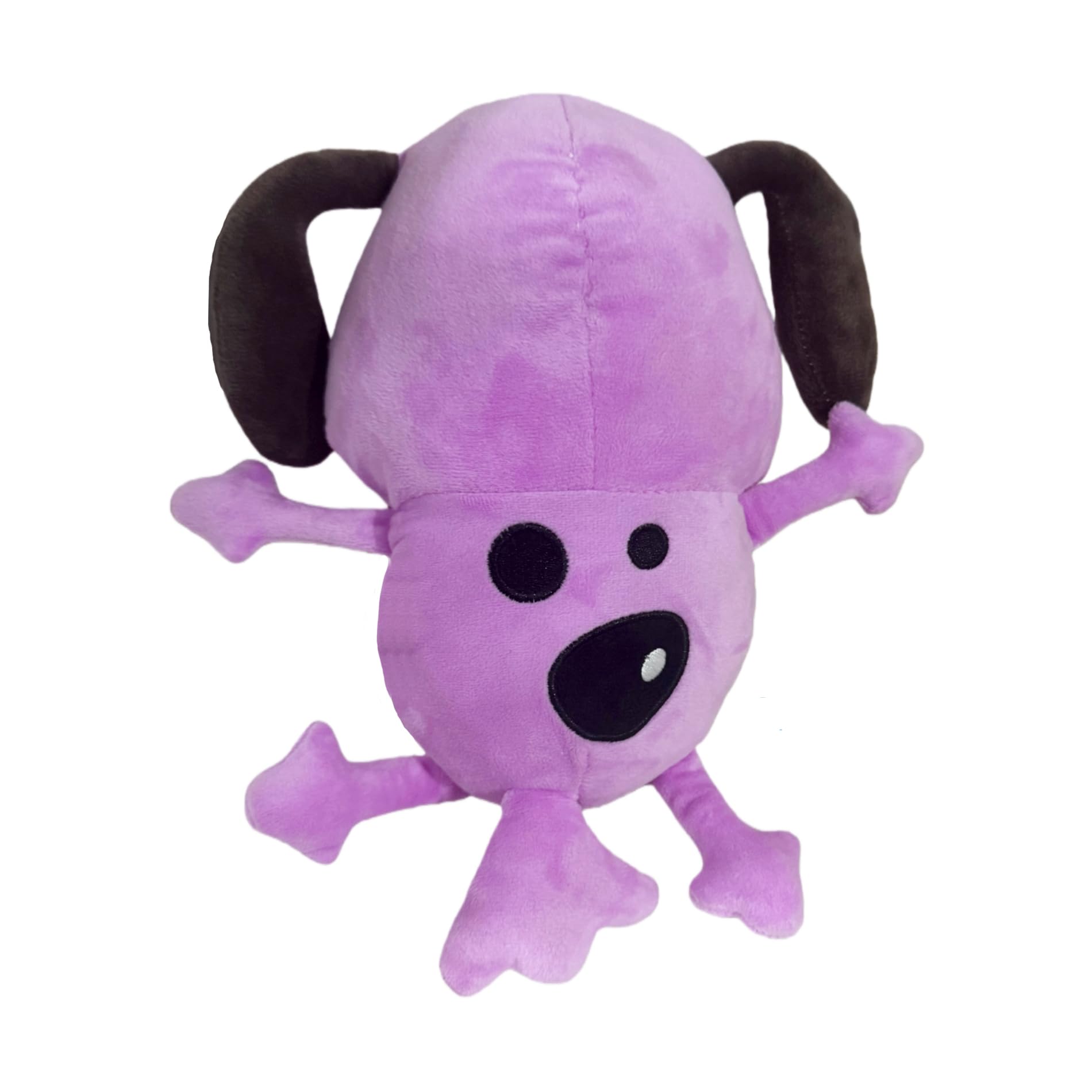 Generic 12-inch plush dog ears highlight expressive charm for imaginative play.