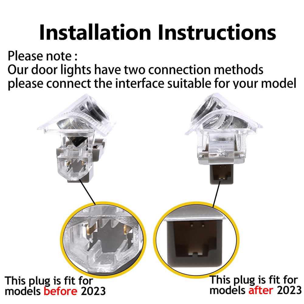 Generic four-pack door lights for a full car-wide upgrade