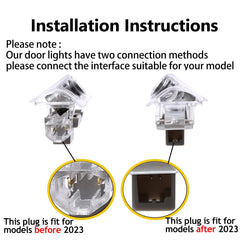 Generic four-pack door lights for a full car-wide upgrade