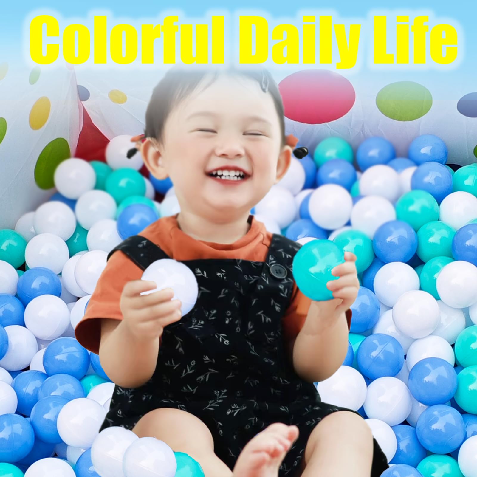 Generic ball pit balls suitable for kiddie pools and water play
