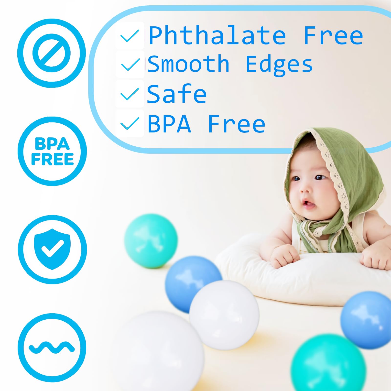 Generic ball pit balls ideal for tents and playtime setup