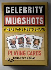 Generic Celebrity Mugshot Deck face 1, showcases satirical portraits ideal for conversation starters.