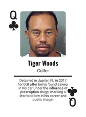 Generic Celebrity Mugshot Deck face 2, vivid humor for game nights and storytelling.
