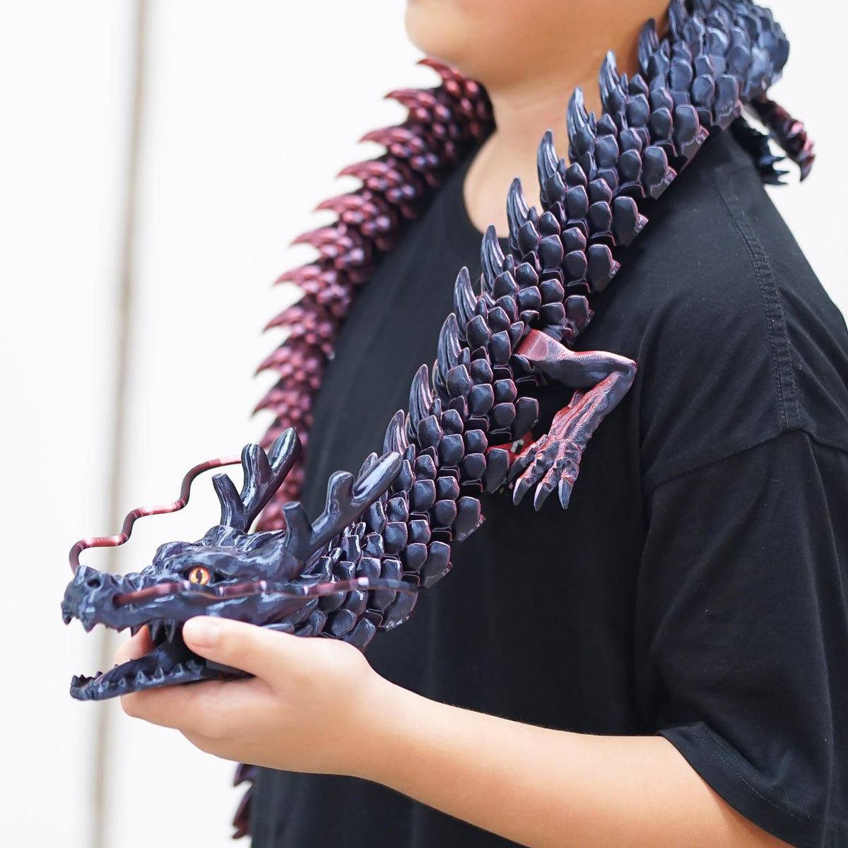 Generic dragon front view showing full XXL length and dramatic presence