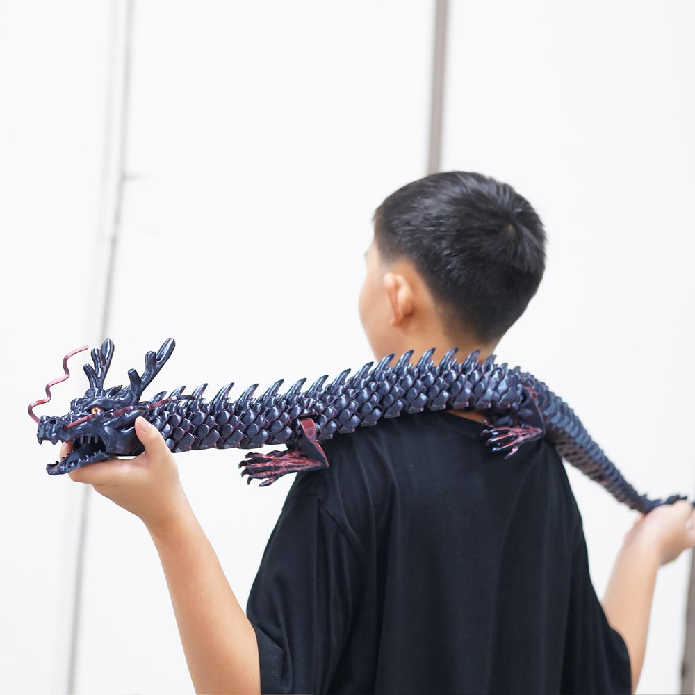 Generic dragon staged in home showing large-scale decor and focal point