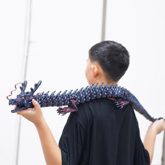 Generic dragon staged in home showing large-scale decor and focal point