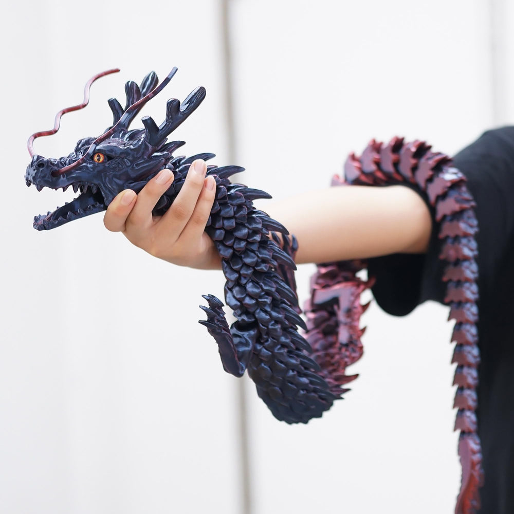 Generic dragon open mouth showing movable articulation for posing benefits
