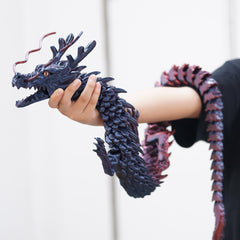 Generic dragon open mouth showing movable articulation for posing benefits