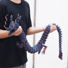Generic dragon side profile showing 47.3 inch length and display impact
