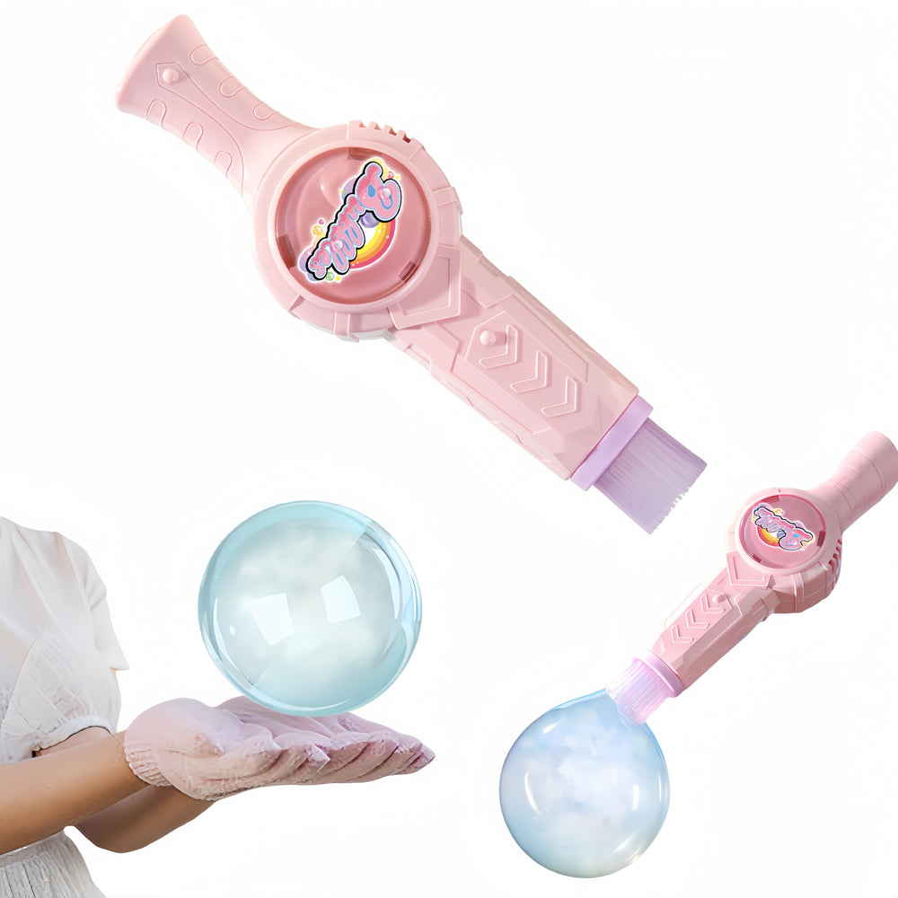 Generic Elastic Smoke Bubble Wand creates smoky bubbles for outdoor sensory play.