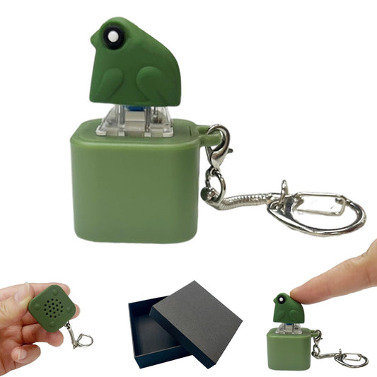 Generic Frog Croaking Keychain product shot with vibrant lights for playful stress relief.