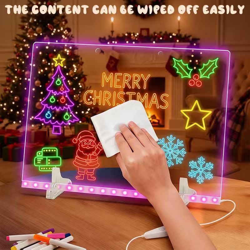 Generic Lumiboard LED with color panel showing seven colors for vibrant sessions
