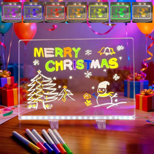 Generic Lumiboard LED Drawing Board glowing with seven colors for vivid artwork