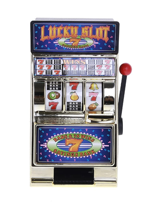 Generic Mini Slot Machine with manual handle for authentic arcade-style play
