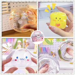 Generic Nano Tape Bubble Kit clay colors enable imaginative play with soft textures.