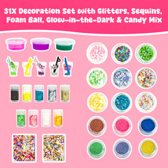 Generic nano tape bubble kit glow-in-the-dark elements for night-time fun