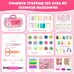 Generic nano tape bubble kit scissors and straws for precise shaping