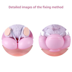 Generic pink doll swing seat adds charm to any doll collection.