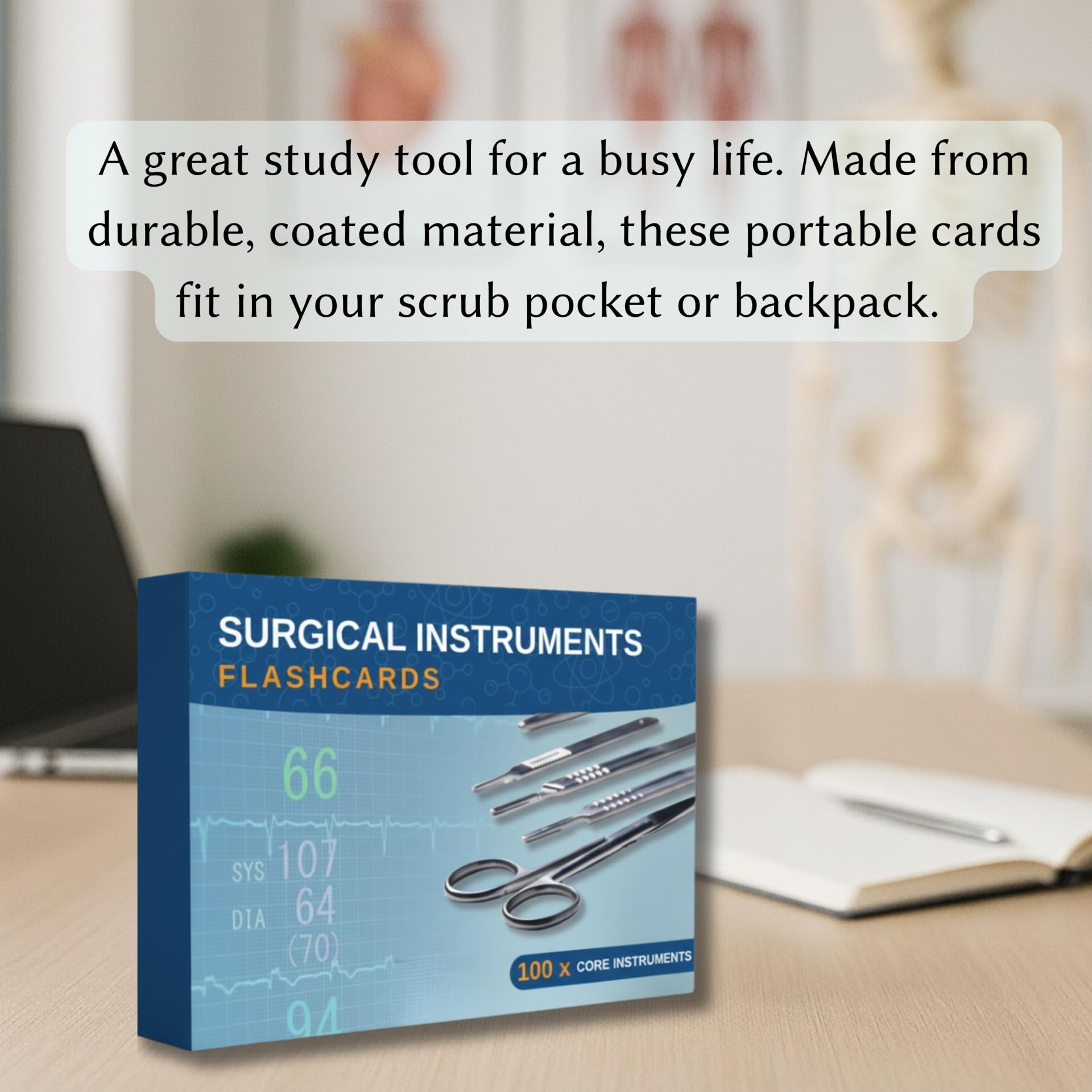 Generic Surgical Instruments Flashcards laparoscopic-tools-card highlights minimally invasive kit.
