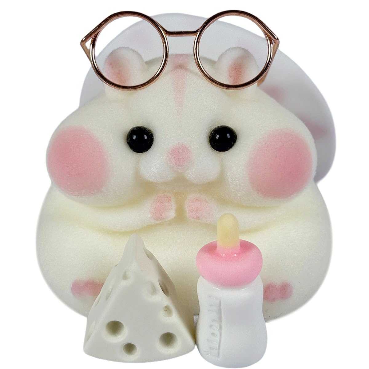 Generic Taba squishy hamster toy closeup showing soft silicone fur for soothing tactile play.