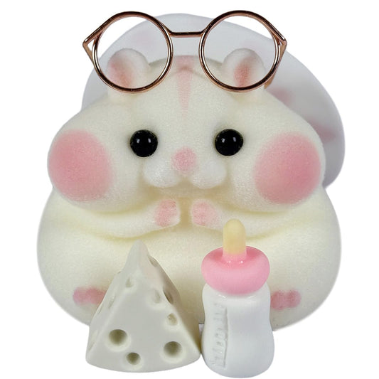 Generic Taba squishy hamster toy closeup showing soft silicone fur for soothing tactile play.