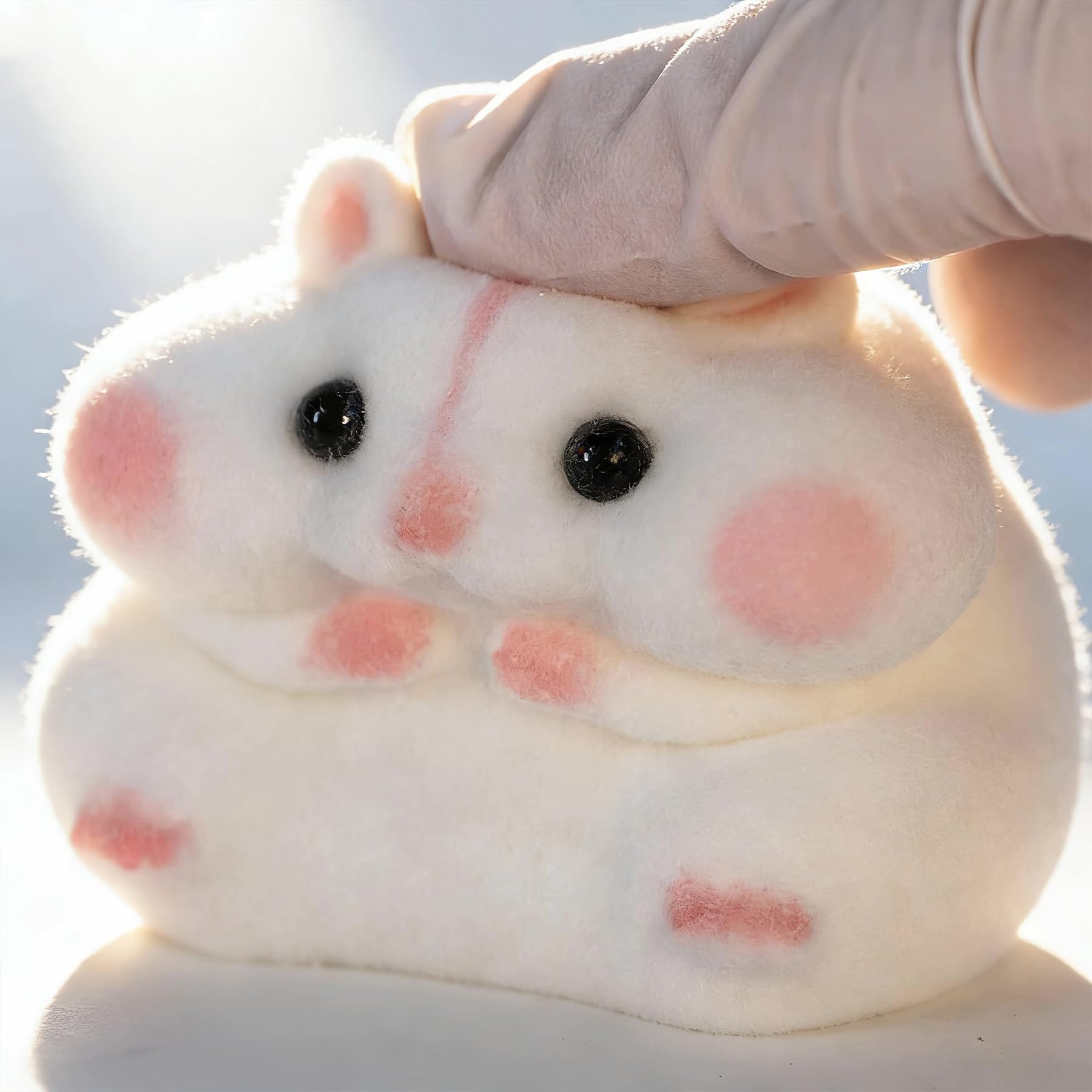 Generic Taba squishy hamster toy surface detail showing plush finish and texture.