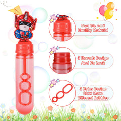 Generic Transform Robot bubble wand packaging ready for gift bags and party favors.