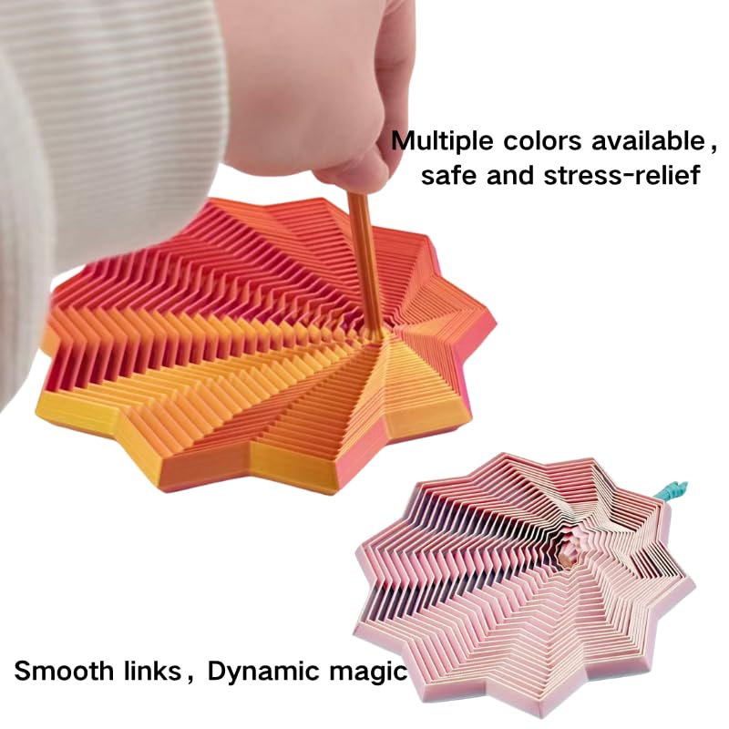 Generic transformable star on a desk illustrates focus-friendly design during work.