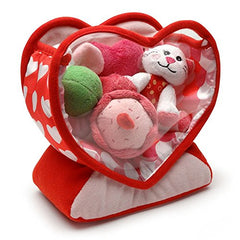 Genius Baby Toys crinkle heart Cutie Pie inviting sensory exploration
