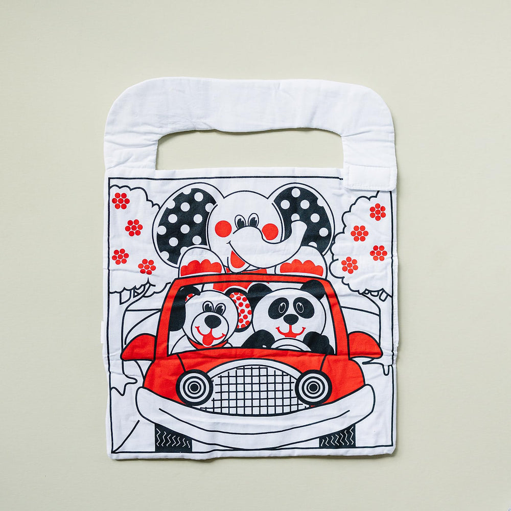 Genius Baby Toys reversible design offers two visual themes for varied stimulation.