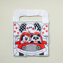 Genius Baby Toys reversible design offers two visual themes for varied stimulation.