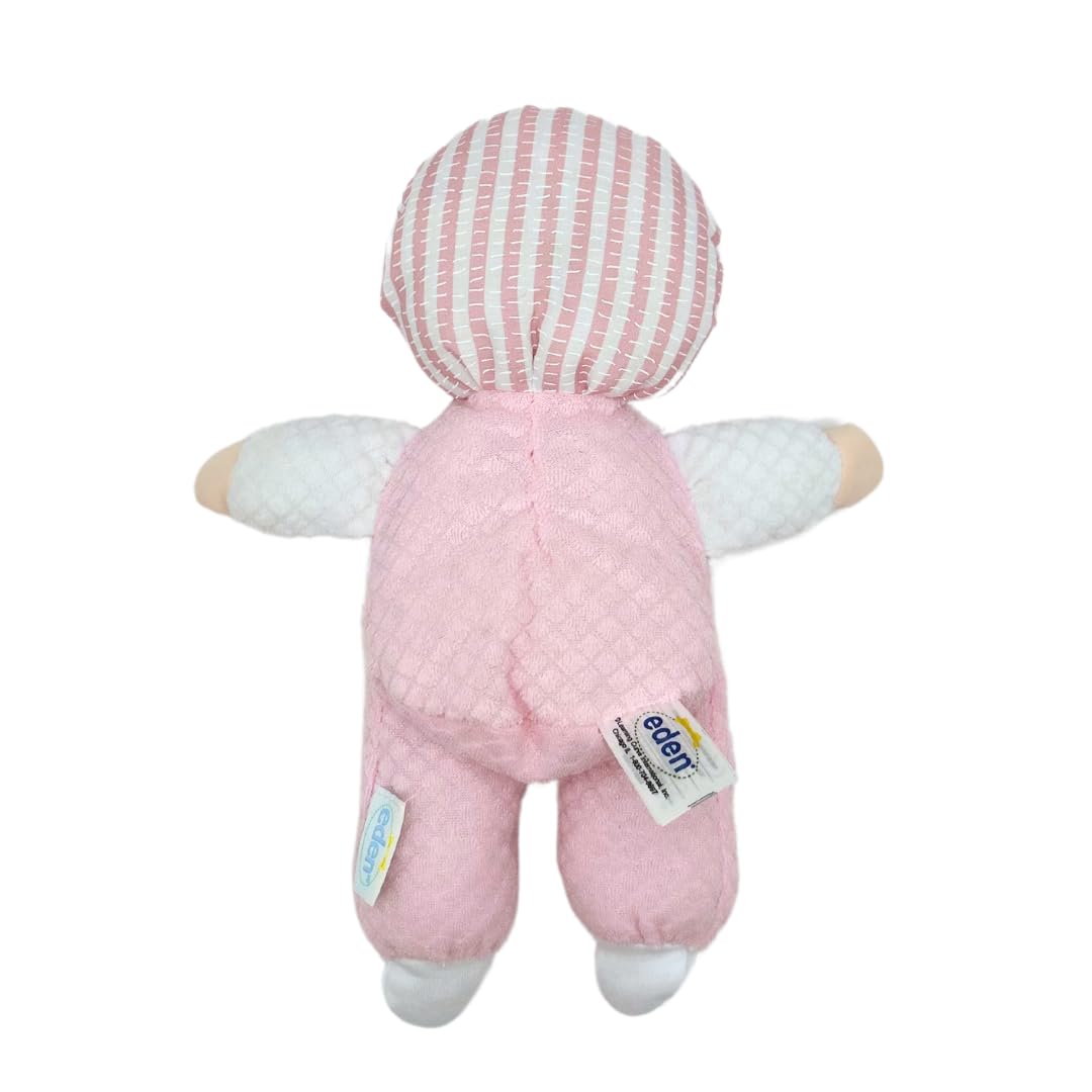 Genius Baby Toys doll in pink and white outfit enhances comforting playtime