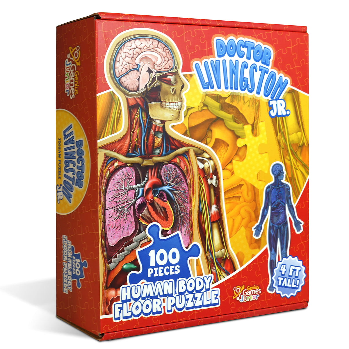 Genius Games Dr Livingston Jr 4 ft puzzle assembly for kids