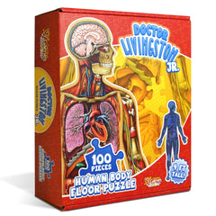 Genius Games Dr Livingston Jr 4 ft puzzle assembly for kids