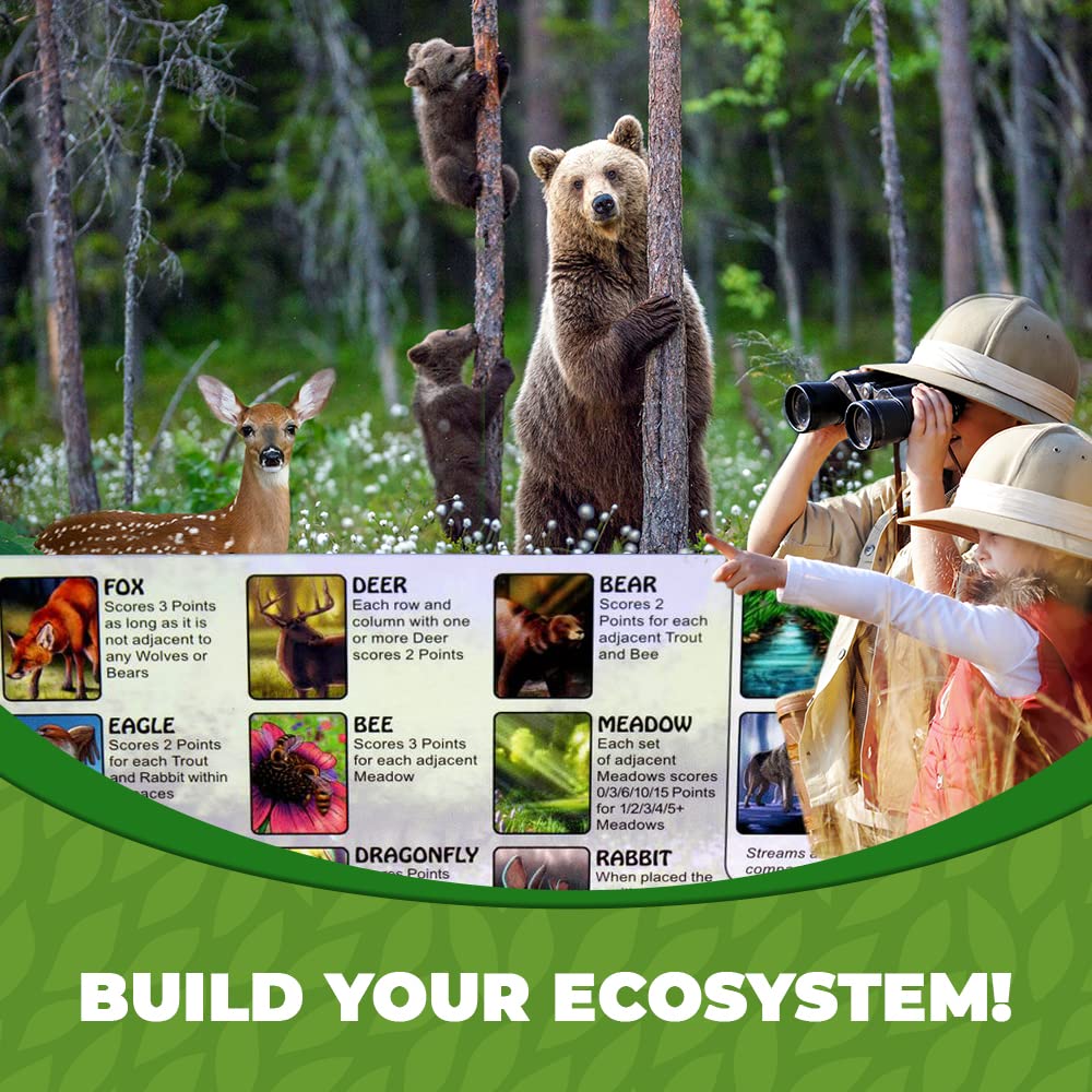 Genius Games Ecosystem biodiversity tokens highlighting variety and scoring opportunities