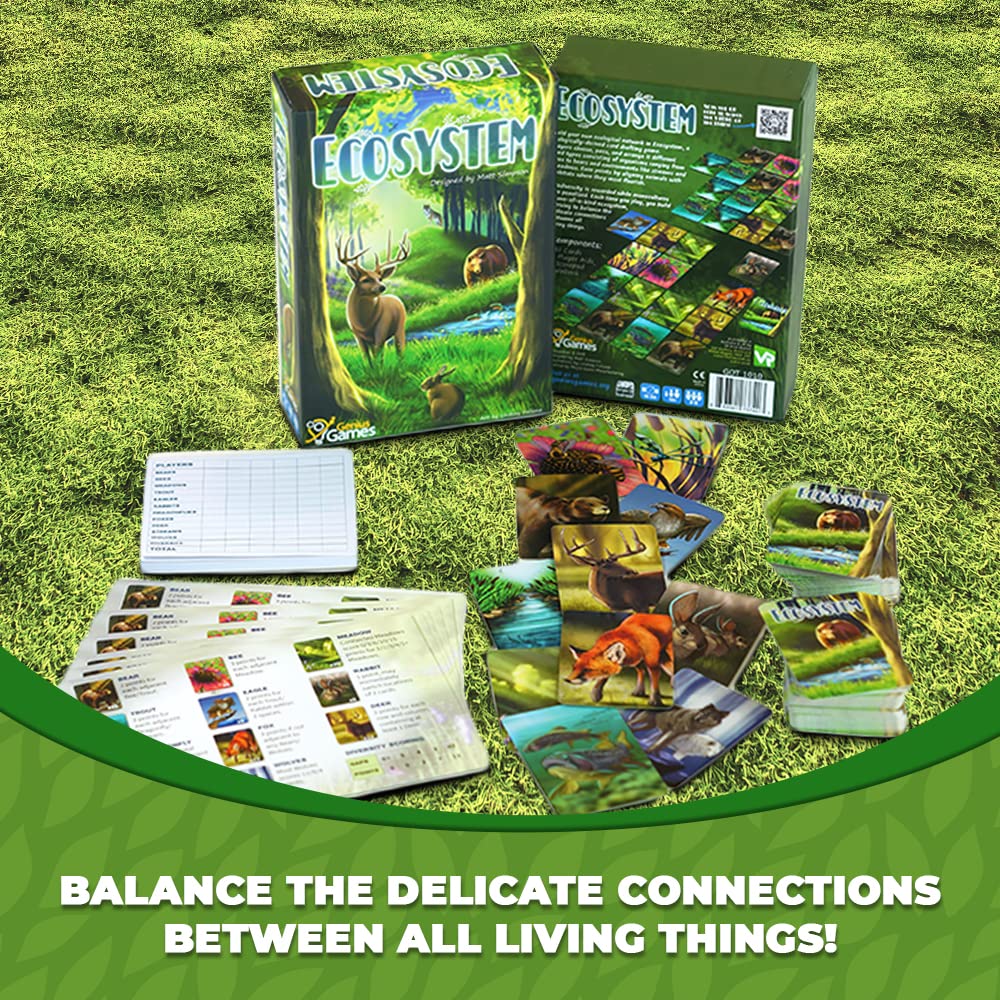 Genius Games Ecosystem box and components ready for quick setup