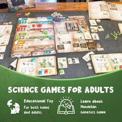 Genius Games Genotype includes a Science booklet for curious players.