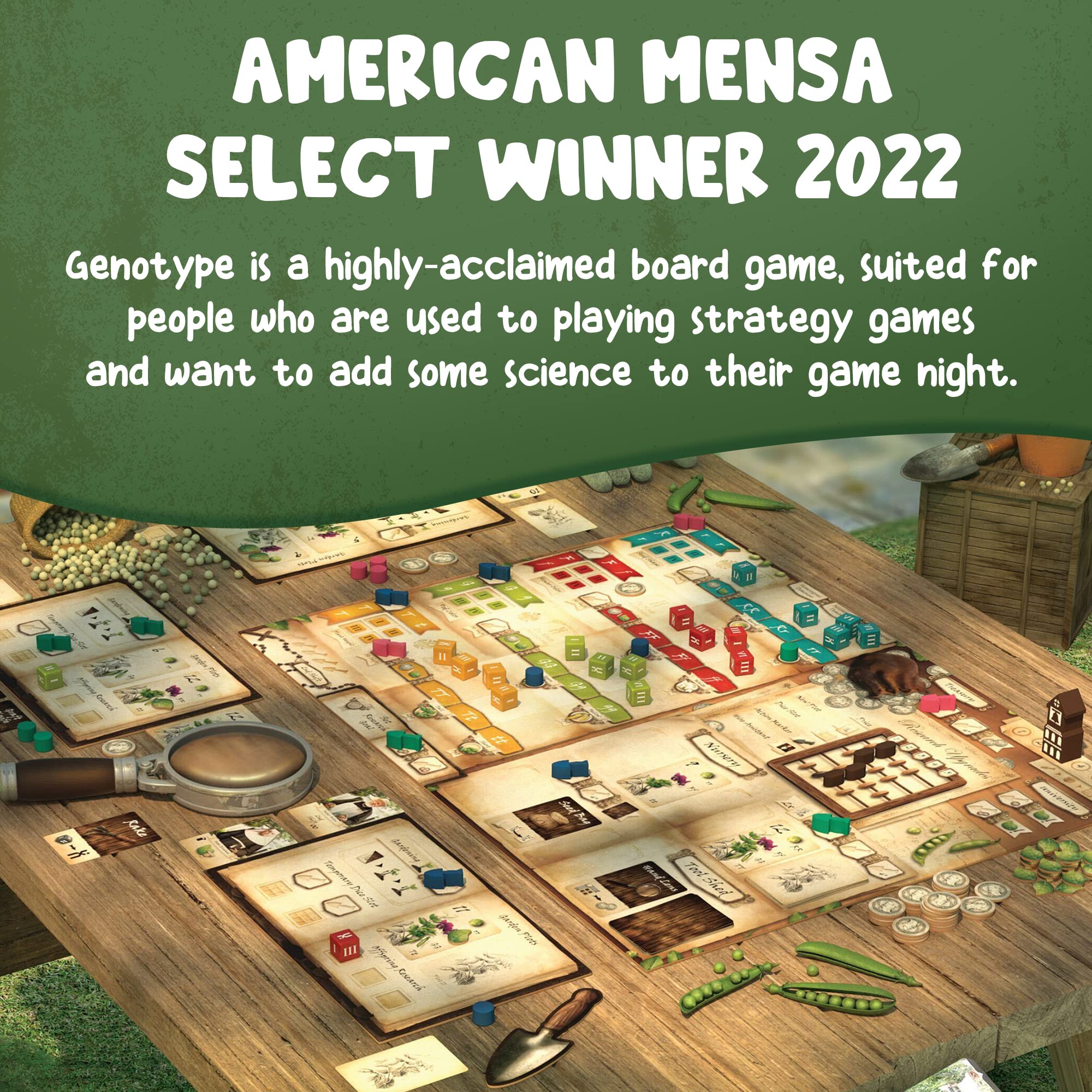 Genius Games Genotype emphasizes Punnett calculations to compare traits and outcomes.