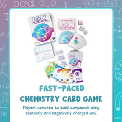 Genius Games Ion noble gases scoring cards during a round.