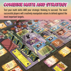Genius Games Outnumbered game board showing layout for fast setup.